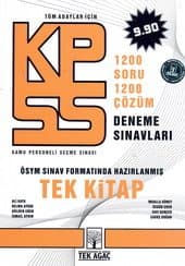 KPSS-Tek Kitap Deneme Sınavları