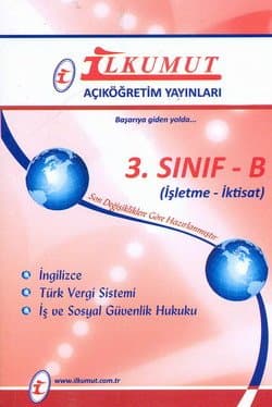 AÖF 3. Sınıf B / İşletme-İkisat (Ortak)