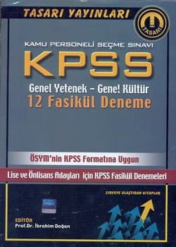 Tasarı KPSS Genel Yet.-Genel Kül. 12 Fasikül Deneme