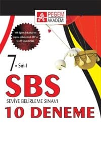 7. Sınıf SBS (Seviye Belirleme Sınavı) 10 Deneme Sınavı