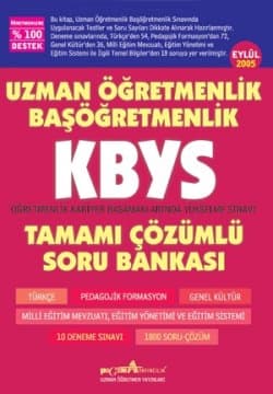 Uzman Öğretmen Başöğretmen Sınavlarına Hazırlık Tamamı Çözümlü Soru Bankası
