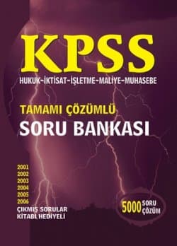 KPSS A Grubu Hukuk-İktisat-İşletme-Muhasebe-Maliye Tamamı Çözümlü Soru Bankası