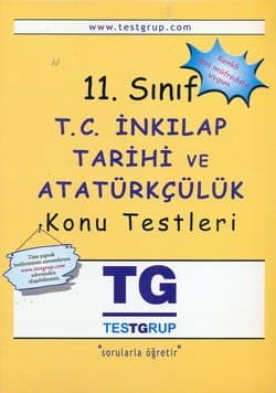 TG 11. Sınıf T.C. İnkılap Tarihi ve Atatürkçülük Konu Testleri