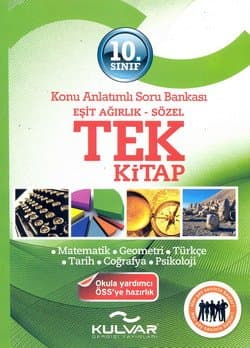 10. Sınıf Eşit Ağırlık-Sözel Tek Kitap Konu Anlatımlı Soru Bankası