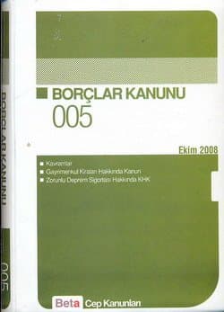 Borçlar Kanunu / Cep-005
