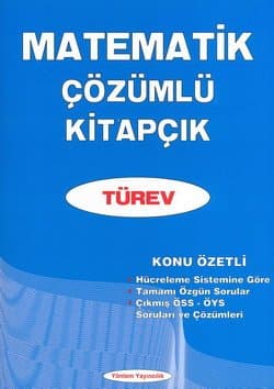 Matematik Çözümlü Kitapçık: Türev