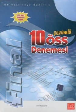 Çözümlü 10 ÖSS Denemesi-Fasikül / Kutulu