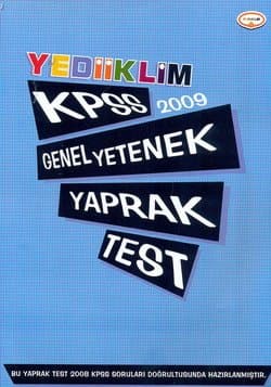 KPSS Genel Yetenek Yaprak Test