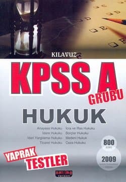 KPSS A Grubu-Hukuk Yaprak Testler