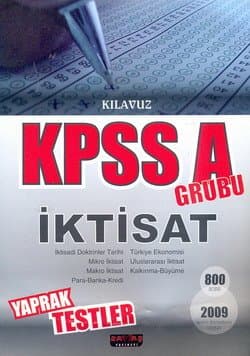 KPSS A Grubu-İktisat Yaprak Testler