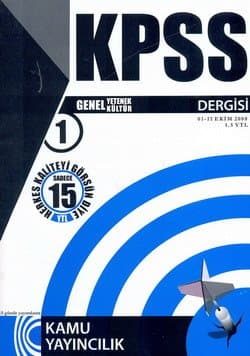 KPSS Genel Yetenek-Genel Kültür Dergisi