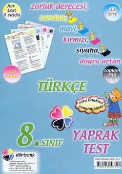 8. Sınıf Türkçe Yaprak Test