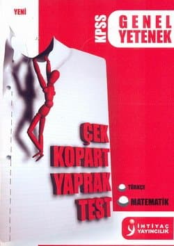 KPSS Genel Yetenek Çek Kopart Yaprak Test