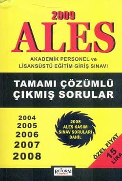 ALES Tamamı Çözümlü Çıkmış Sorular