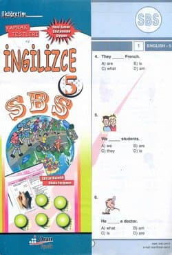 5. Sınıf SBS İngilizce Yaprak Testleri