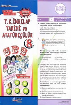 8. Sınıf SBS T.C. İnkılap Tarihi ve Atatürkçülük Yaprak Testleri