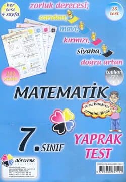 7. Sınıf Matematik Yaprak Test