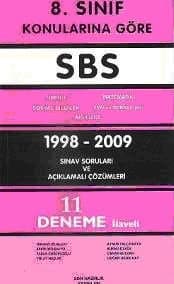 8. Sınıf Konularına Göre SBS 1998 - 2009