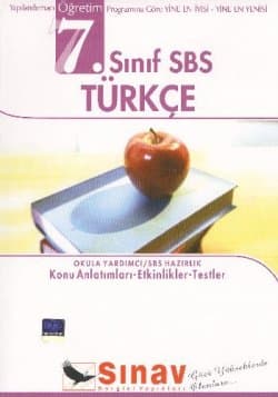 7. Sınıf SBS Türkçe Konu Anlatımlı Soru Bankası