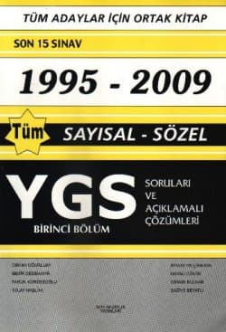 1995-2009 Tüm Sayısal-Sözel YGS Soruları ve Açıklamalı Çözümleri (Son 15 Sınav)