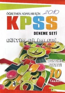 KPSS Eğitim Bilimleri 10 Deneme Sınavı