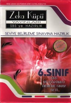 6. Sınıf SBS 6`lı Çözümlü Deneme Sınav Seti
