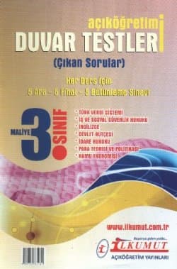AÖF 3. Sınıf Duvar Testleri Seti
