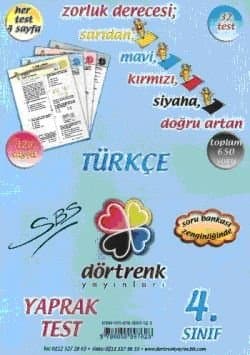 4. Sınıf Türkçe Yaprak Testler