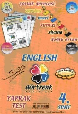 4. Sınıf English Yaprak Testler