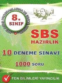 8. Sınıf Sbs`ye Hazırlık 10 Deneme Sınavı (1000 Soru)