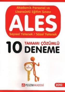 ALES Tamamı Çözümlü 10 Deneme Sınavı