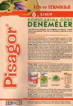 6. Sınıf Fen ve Teknoloji Konularına Göre Denemeler