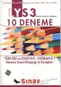 LYS 3 (Türk Dili ve Edebiyatı-Coğrafya 1) 10 Deneme