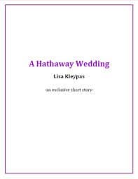 A Hathaway Wedding (The Hathaways, #2.5)