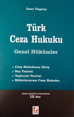 Türk Ceza Hukuku Genel Hükümler