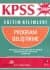 KPSS Eğitim Bilimleri-Proğram Geliştirme