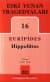 Hippolütos / Eski Yunan Tregedyaları 16